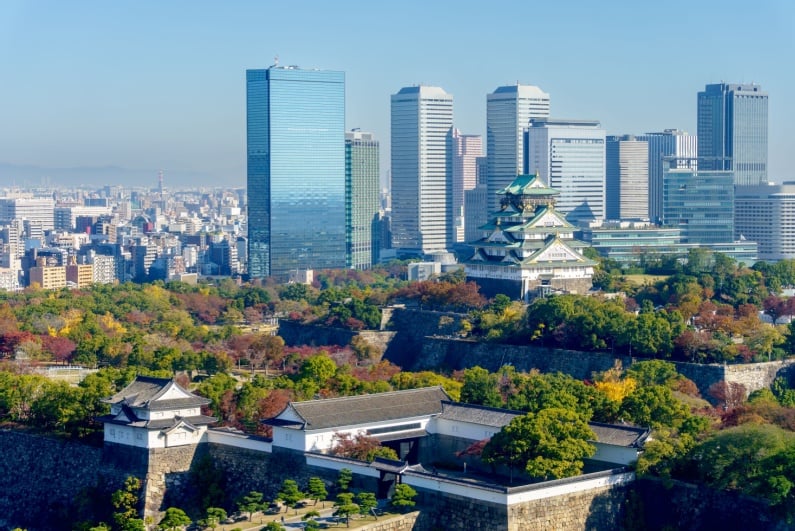 Osaka in Japan