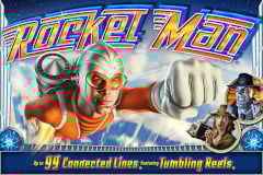 Which casinos feature the Rocket Man slot machine?